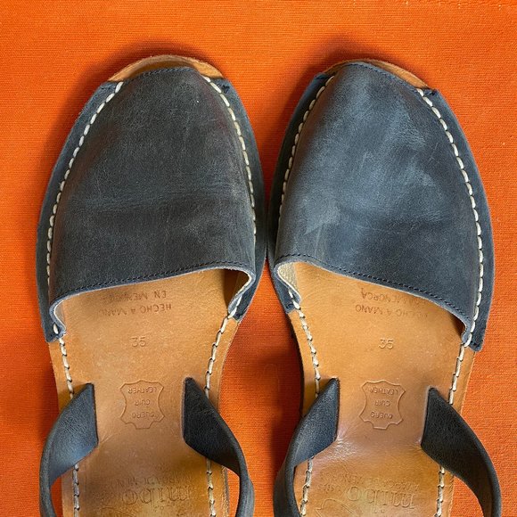 Mibo Shoes - Mibo Avarcas Navy Menorcan Sandals